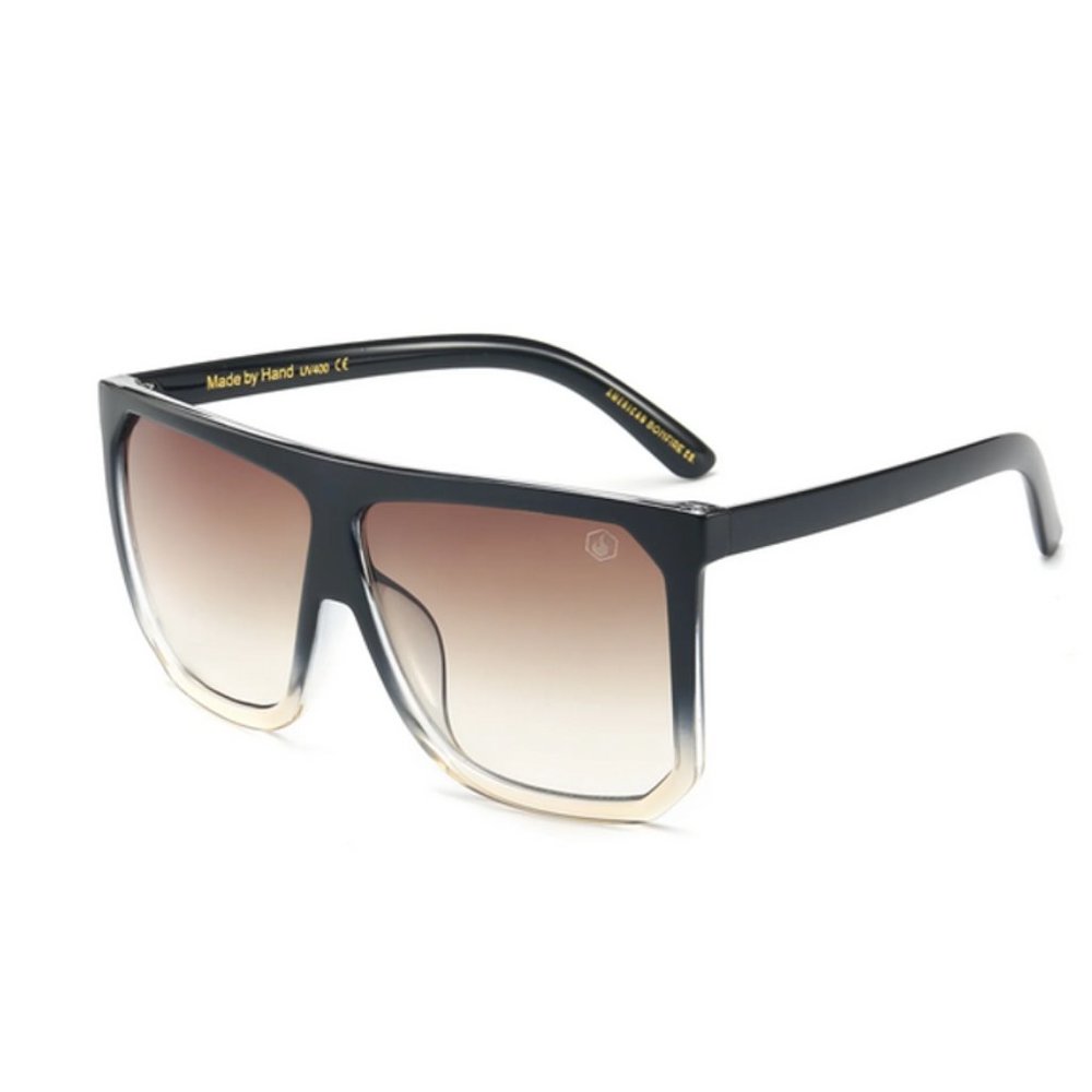 Bonfire Ignite Shades in Gradient Black. Oversized frame. UV 400 protection. New - Picture 3 of 9